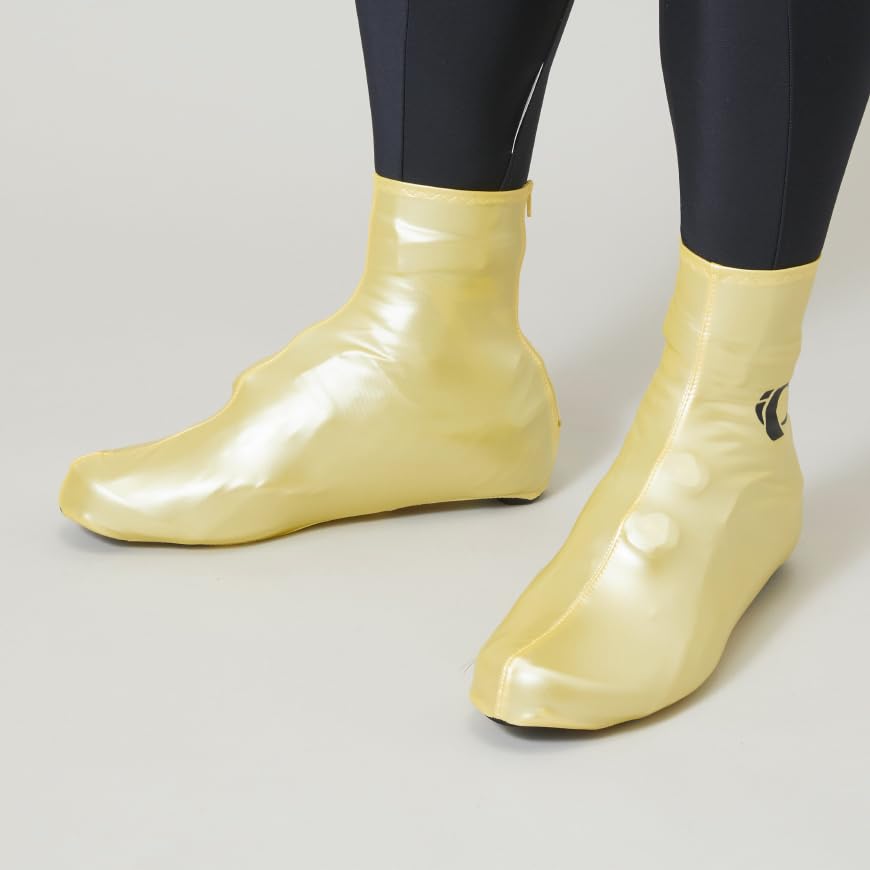 Pearl Izumi Cycling Wear Coated Long Shoe Covers Size Pearl Men's 31. Yellow, M-L