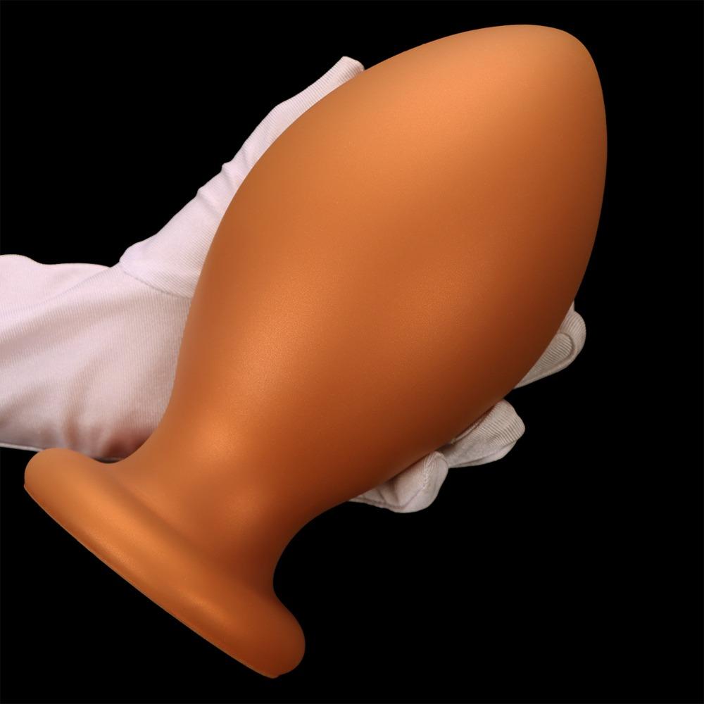 Extra Large Silicone Anal Plug Butt Plug for Men Women Wearable Anal Dilator Soft Sex Toys