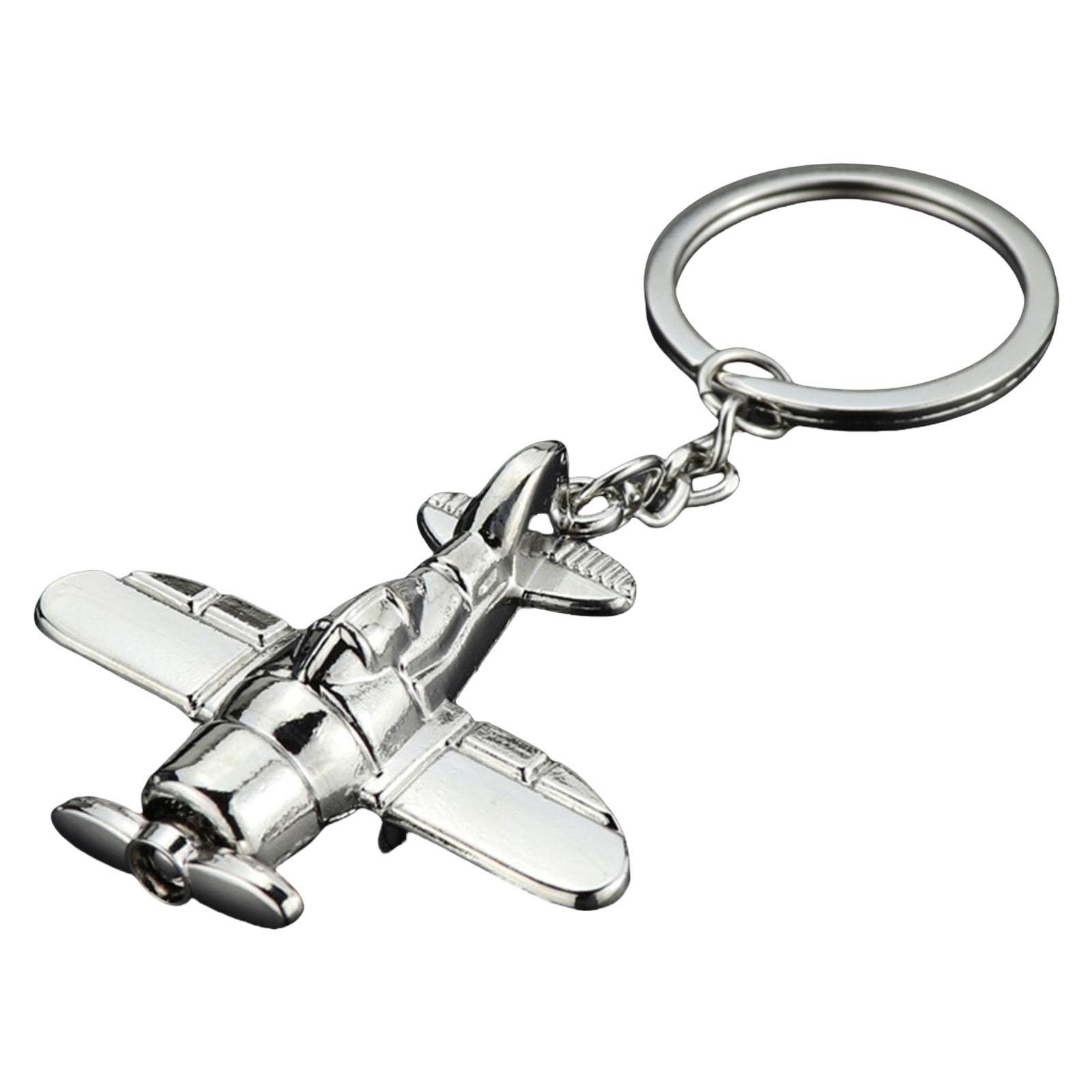 

Novelty Airplanes Shaped Key Holder Polished Zinc Alloy Construction Compact Decorative Item for Adventure Seekers
