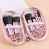 10/12Pcs Mini Makeup Brush Set Powder Eyeshadow Foundation Blush Blender Concealer Beauty Portable Makeup Tool Brush Travel Kit