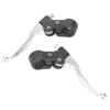 2pcs Brake Handle Lever 22mm Left Right Aluminium Alloy for 47cc 49cc Mini Pocket Dirt Bike ATV