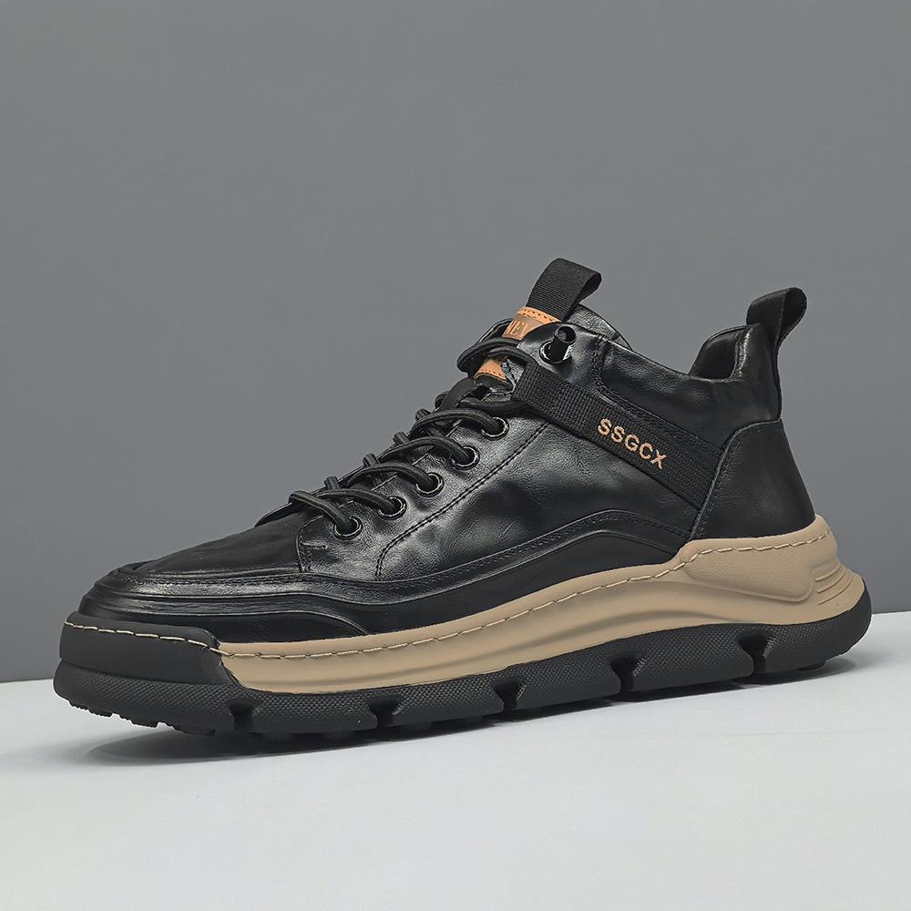 High-top shoes board shoes tide shoes autumn and winter velvet casual shoes tide 37