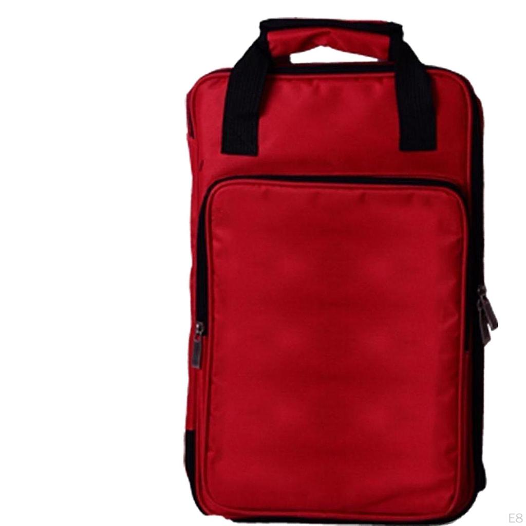 Drum Sticks Bag Drumstick Holder Portable with Handles Large Capacity Oxford Cloth