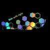 Motorbike Fender Stickers Hexagonal Reflective Stickers Reflective Body Stickers Honeycomb Shaped Pull-On Body Decals