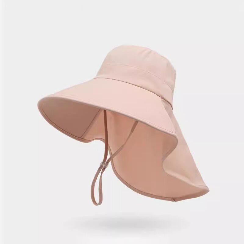 UPF50+ Womens Sun Hat Summer Ponytail Opening Wide Brim Foldable Travel Beach Fishermans Hat for Outdoor Activities