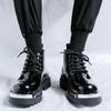 Leather Shoes For Man Platform Genuine Leather Big Size Shoes High Quality Designer Formal Platform Casual Shoes Outdoor