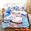 2023 Murasaki Shion Bedding Set Duvet Cover Sheet Printed Bed Set Pillowcase Bed Full Queen King Size Comforter Bedroom