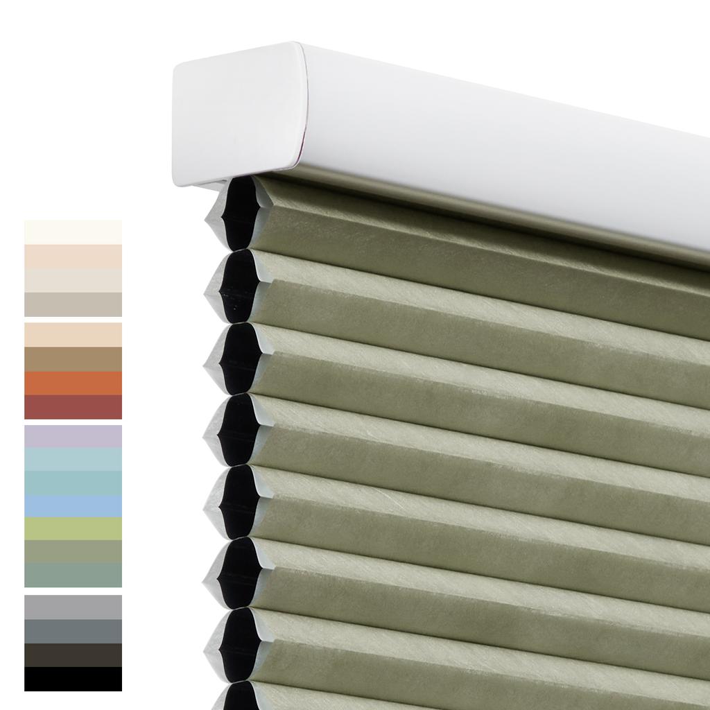 Persilux Blackout Cellular Blinds Honeycomb Shades Double Cells Cordless Windows Shades Saving Energy Thermal Insulation Custom