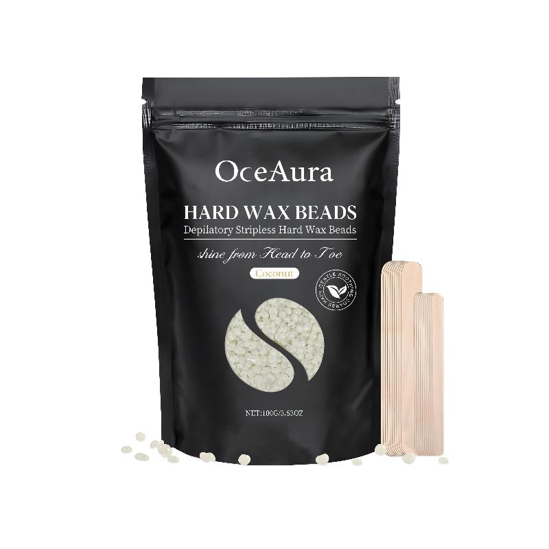 Smooth Skin Hard Wax Beans for Hair Removal Painless Formula Full Body At Home Waxing Kit for Women Men