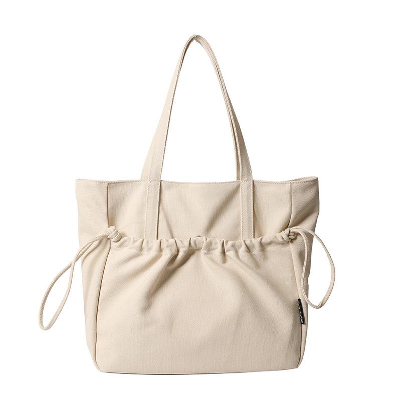 Large capacity fashionable solid color casual bag 2025 spring new versatile shoulder underarm bag tote bag