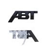 3D Metal ABT Sticker Car Rear Trunk Letter Logo Badge For A3 A4 A5 A7 A7 Q3 Q5 Q7 TT RS6 RS3 Accessories