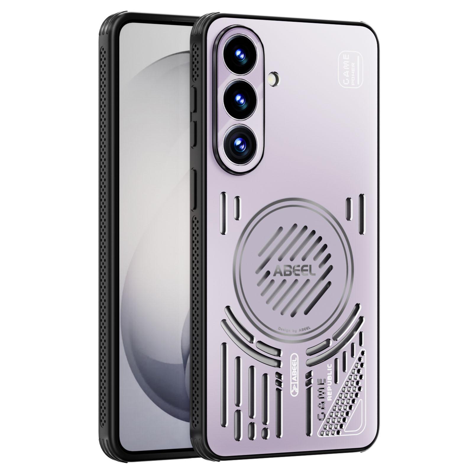 

ABEEL For Samsung Galaxy S26/S26 Pro Magnetic Case Aluminium Alloy + PC + TPU Hollow Heat Dissipation Phone Cover