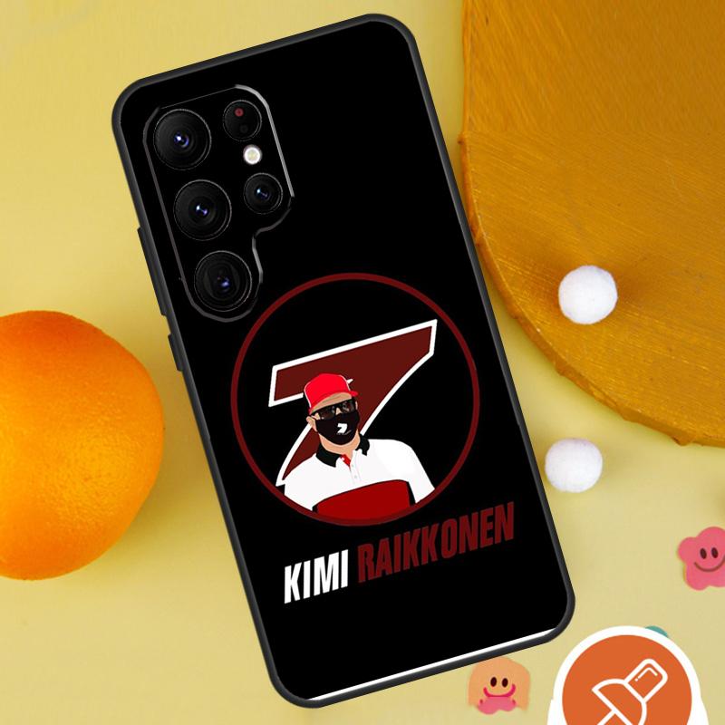 Kimi Raikkonen Phone Case For Samsung Galaxy S25 Ultra S23 S22 S21 Ultra S9 S10 S20 Plus S24 FE Funda Cover