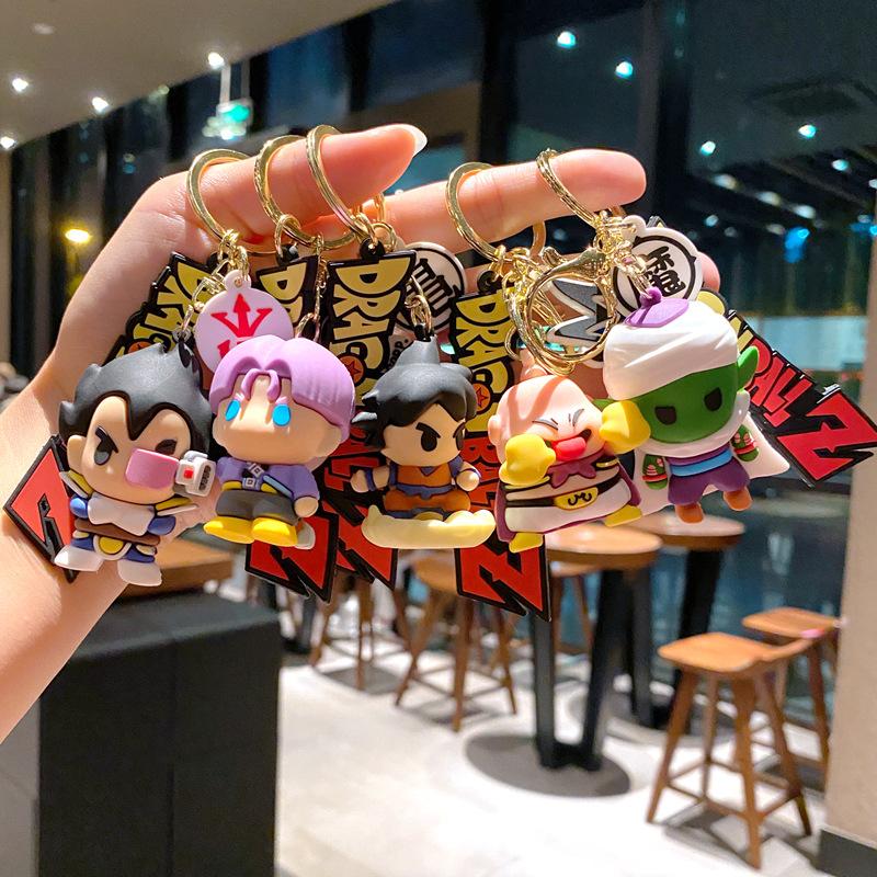 Cartoon Animation Sun Wukong Keychain Creative Car Key Chain Bag Doll Pendant Gift