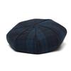 MILLIONAIRE HAT (Plate Check) Classic Linen Beret