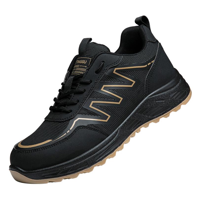 Steel Toe Cap Safety Shoes: Men’s Anti-Smash, Anti-Puncture, Slip-Resistant, Wear-Resistant, Year-Round Protection.