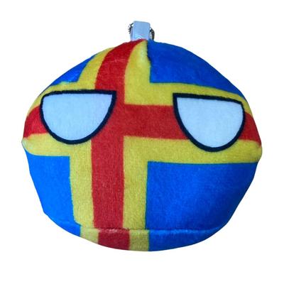 Polandball Plüschtier 10cm Finnische Überseegebiete (Ålandinseln)