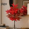 Non Fading Silk Plants Artificial Maple Leaves, Faux Hanging Plant for Home Decor, Realistic Cascading Mother's Day Flower Gifts Leaves Wall