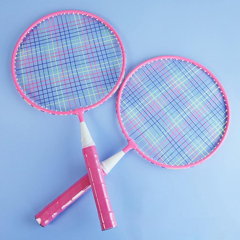 1 Pair Children Badminton Rackets Ball Set Sports Game Toy Kids Indoor Outdoor