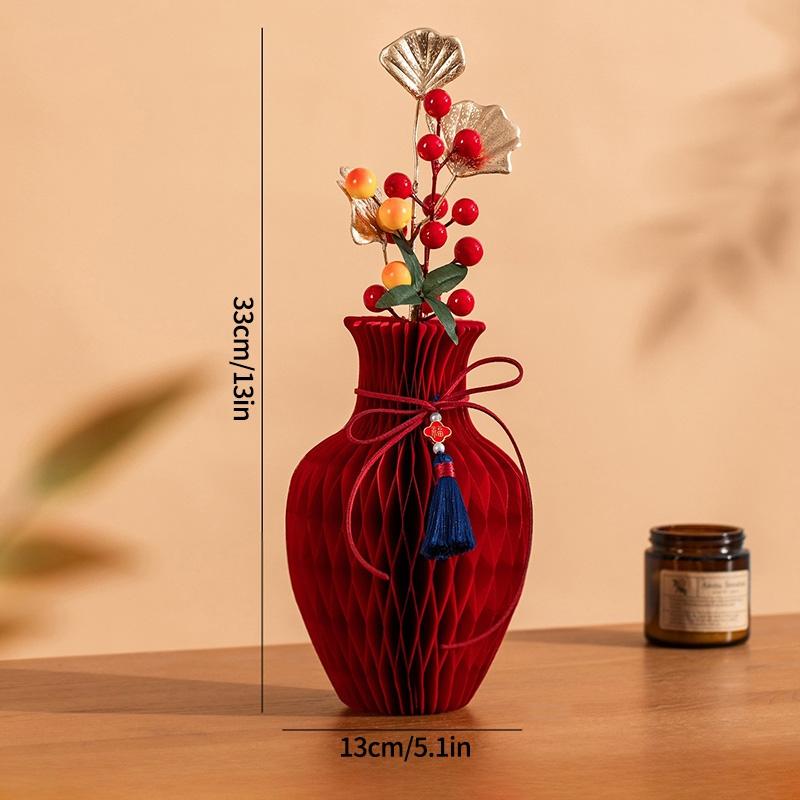Horse Shape Ornaments For  Chinese New Year Desktop Parper Honeycomb Balls Festival Party Gifts Room Decoration