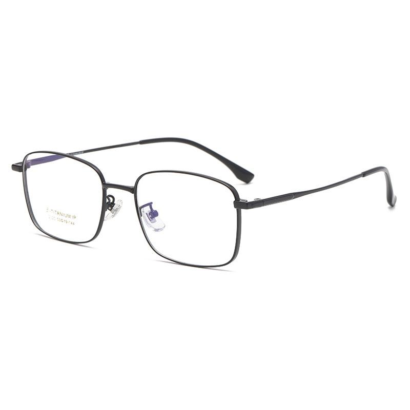 Pure Titanium Glasses Frame Men Square Eyewear Male Classic Optical Prescription Myopia And Hyperopia Eyeglasses