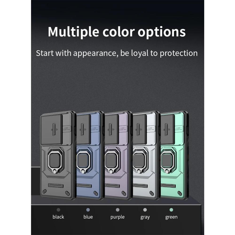 Magnetic Holder Armor for OnePlus 12 12R 11 11R Nord CE 3 Lite N30 5G Case Lens Protection Ring Cover Business Full Protection Cover