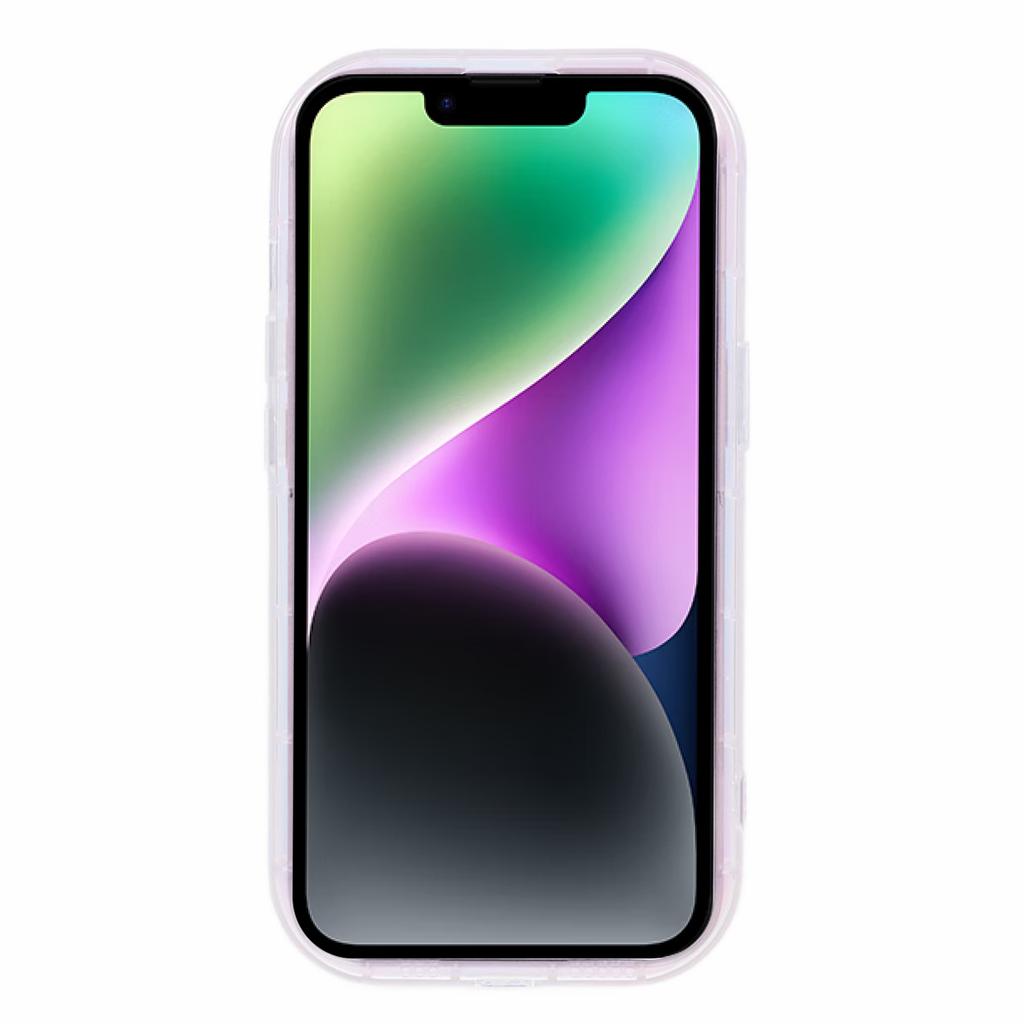 For iPhone 14 Case Camera Lens Protection Meteorite Pattern Phone Cover