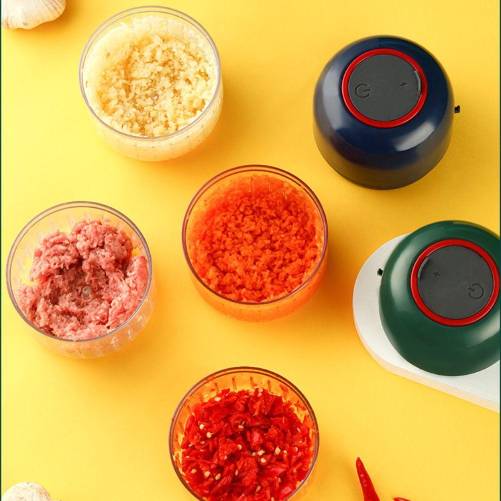 Electric Garlic Masher Portable Meat Grinder Multifunctional Food Chopper  Garlic Paste