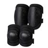 A set of Four Knees and Elbows,Airsoft Knee Elbow Protective Pads Combat Paintball Skate Outdoor Sports Safety Guard Gear