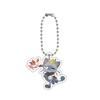 Anime Acrylic Key Ring for Brionne Alolan Meowth Pumpkaboo Chimchar Espurr Piplup Q Version Self-Made Acrylic Key Chain Pendant
