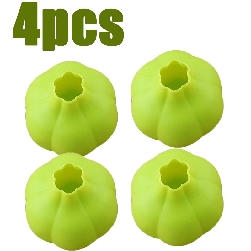 1/2/4 Creative Silicone Garlic Peeler Manual Useful Garlic Peelers Soft Household Convenient Garlic Peeler Peeling Kitchen Tool