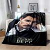 Johnny Depp Pattern Throw Blanket Light Weight Blanket for Living Room Bedroom Kidsroom Warm Blanket Christmas Gift