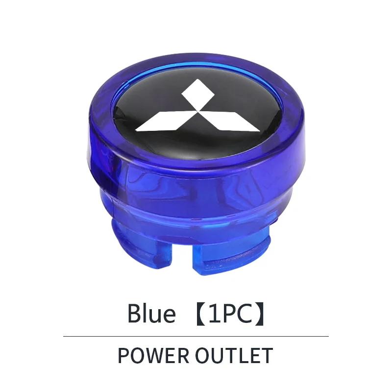 Car Cigarette Lighter Cover DustProof Decoration Cap Auto Accessories For Mitsubishi Eclipse Lancer Outlander ASX Colt I200 Star