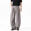 Men's Casual Pants, New Spring American Loose Scimitar Casual Pants Men's Versatile High-end Wide-leg Pants