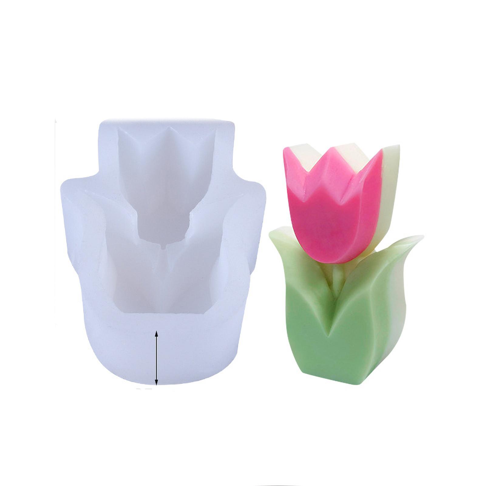 

Силиконовая форма для цветов ручной работы 3D Экологически чистая силиконовая форма в форме цветка для DIY 75x102x37mm