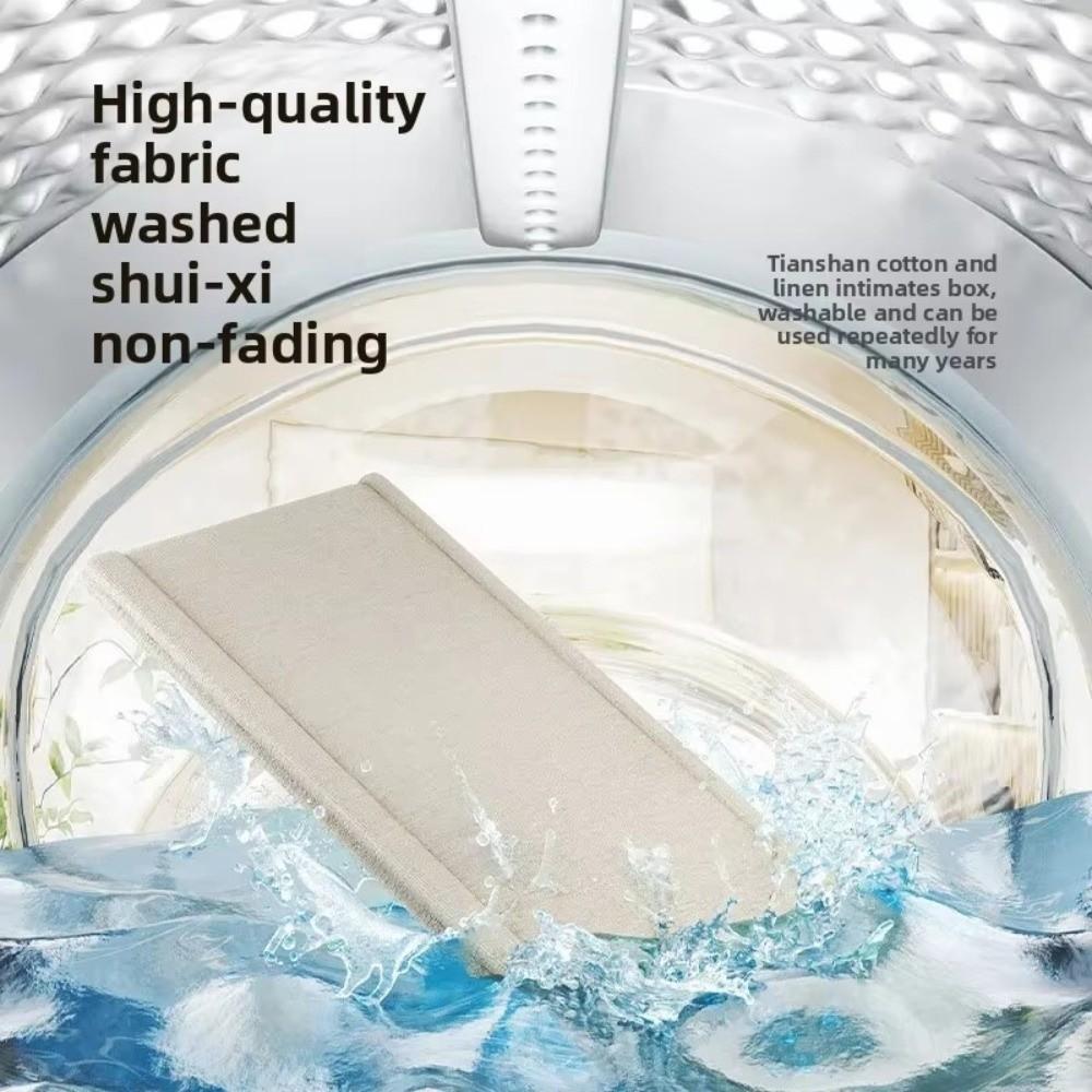 New Portable Household Underwear Storage Box Large Capacity Save Space Socks Storage Boxs Foldable Underwear Storage Container