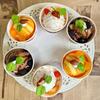 Taza Helado Juego de Refrigerador de Comida Interior 834417 Q-FLA Imanes, 6, Chocolate, Naranja, Vainilla, Decoración, Muestras, Postres, Dulces, Imanes,