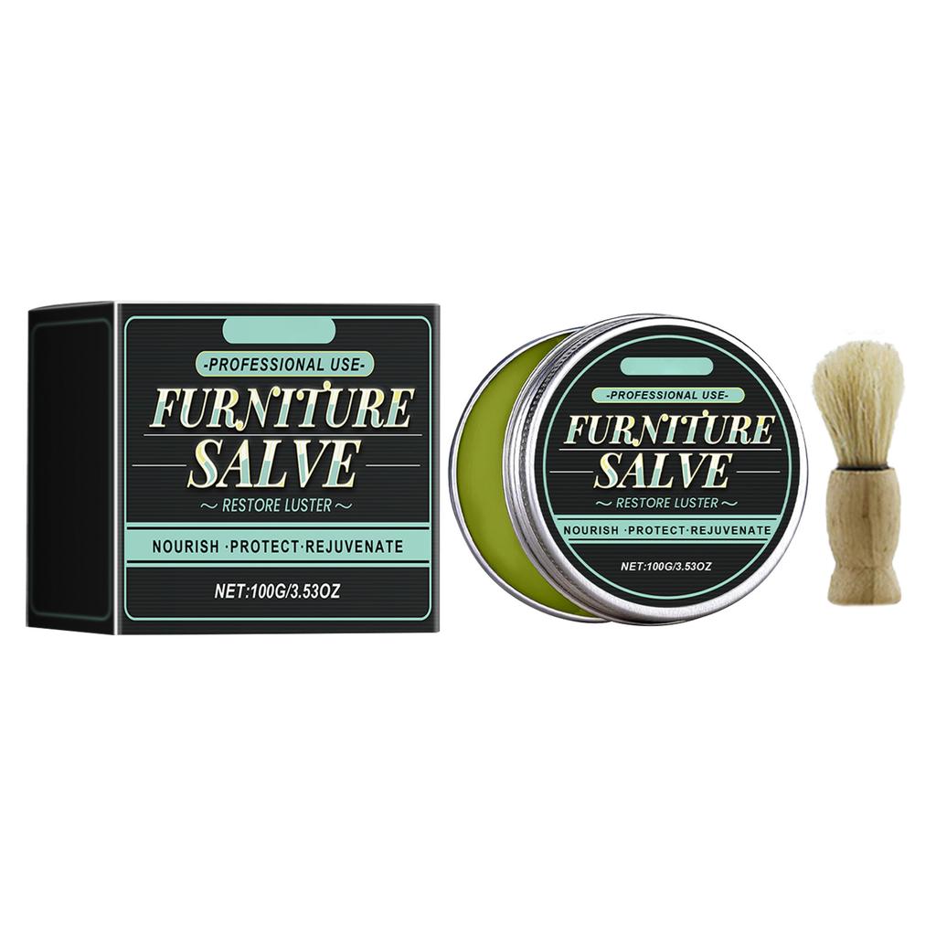 Leather Protection Cream with Brush Leather Conditioning Balm for Bags Shoes Car Furniture
