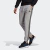 Adidas Performance Essentials Solid Color Drawstring Cuffed Jogging Pants Men Bottoms Gray GK9001