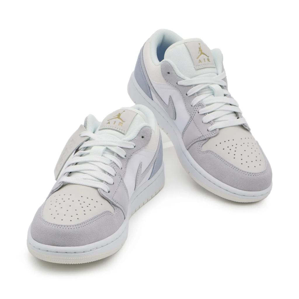 CV3043-100 Nike Air Jordan 1 Low Paris White Sky Football Grey Blue (Men's)