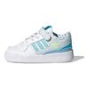 adidas Originals Forum Low Casual Durable Low-Top Skate Shoes Baby Sneaker White Blue GZ0801