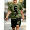 Personalized Funny 67 Number Printed Men's T-shirt and Shorts 2 Piece Set Summer Home Outdoor Casual Outfit for Men's and Women's T-shirt Sports Set
