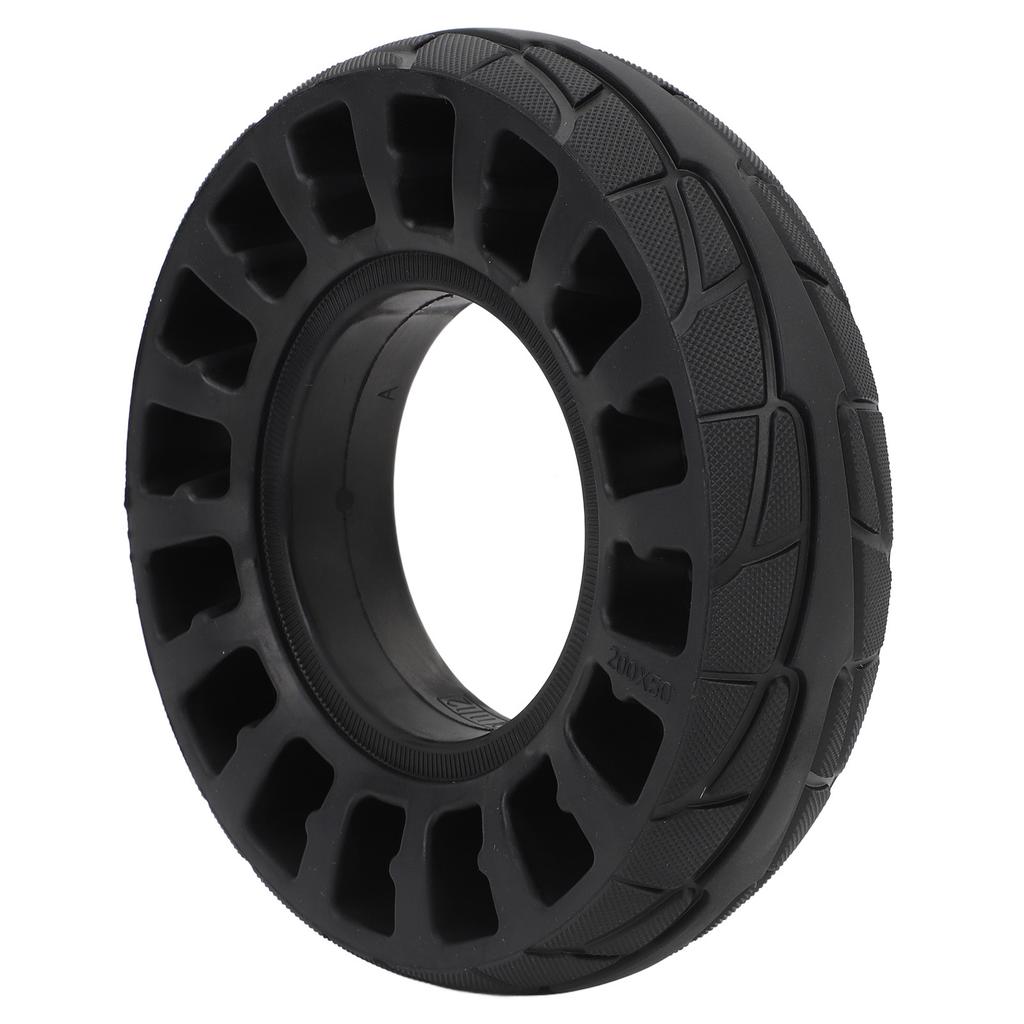 8 Inch Solid Tire for Electric Scooter Rubber Flat Free Shock Absorption Explosion Proof