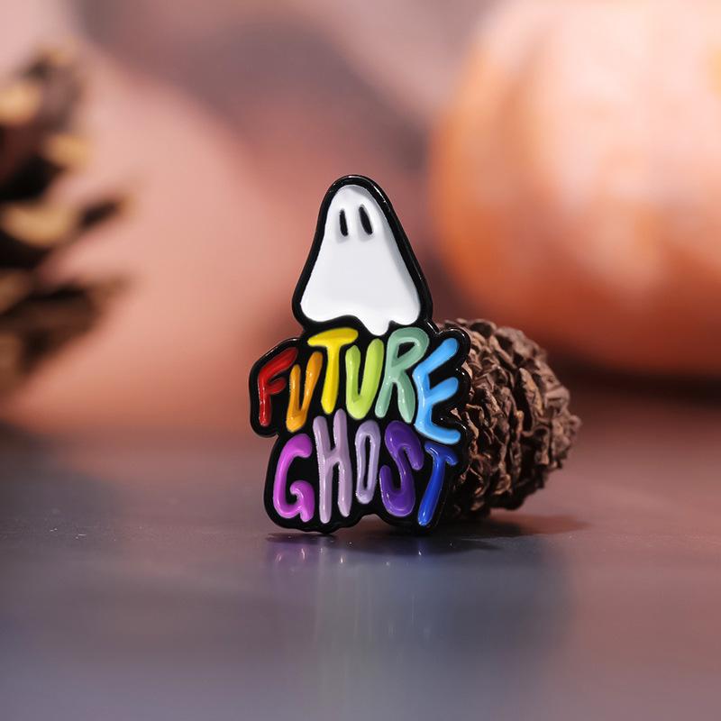 Ghost Fashionable Colorful Brooch Pin Ideal For Sweater And Jacket Decoration For All Genders