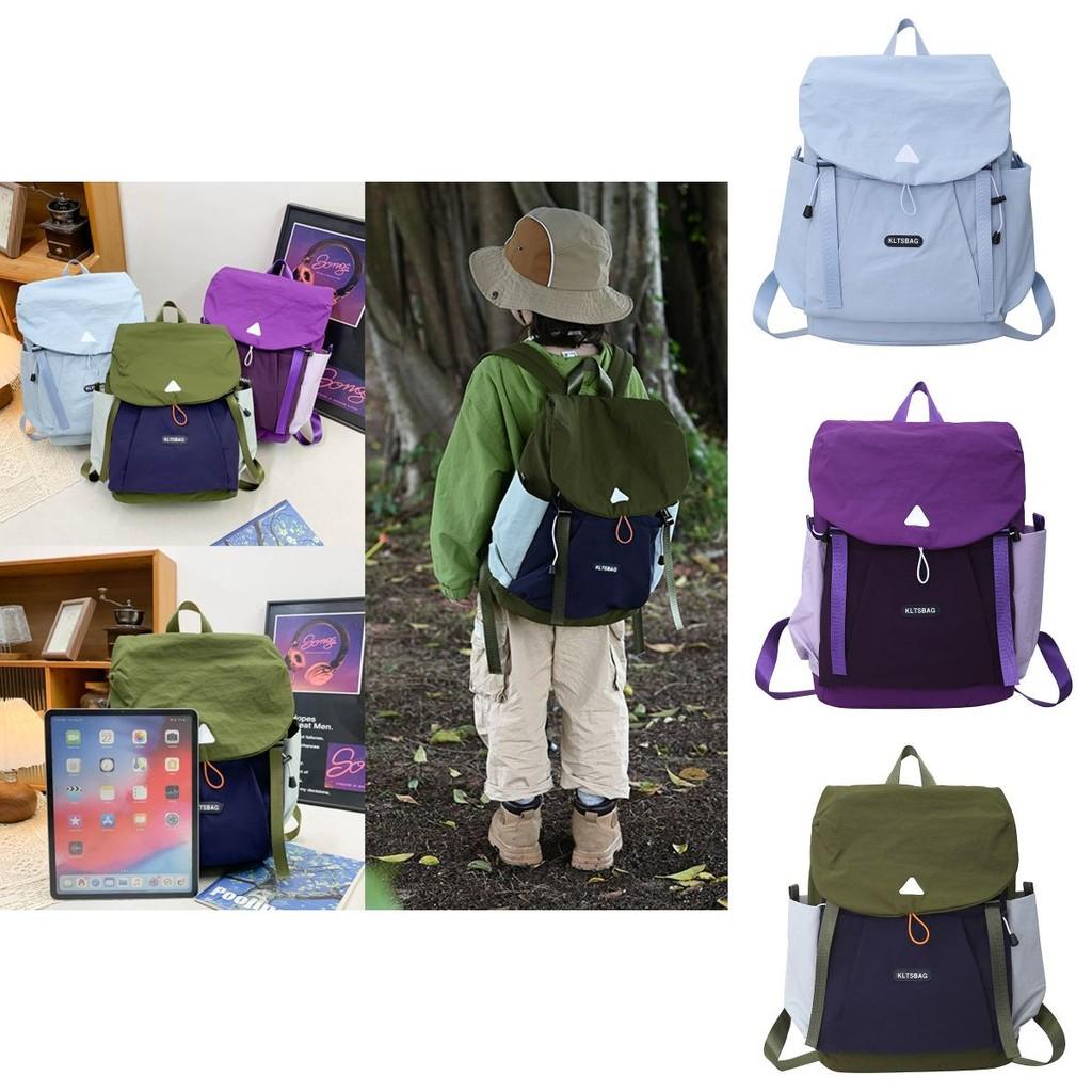 Splicing Casual Color Boys Shoulders Bag Sports Style Outdoor Student Backpack