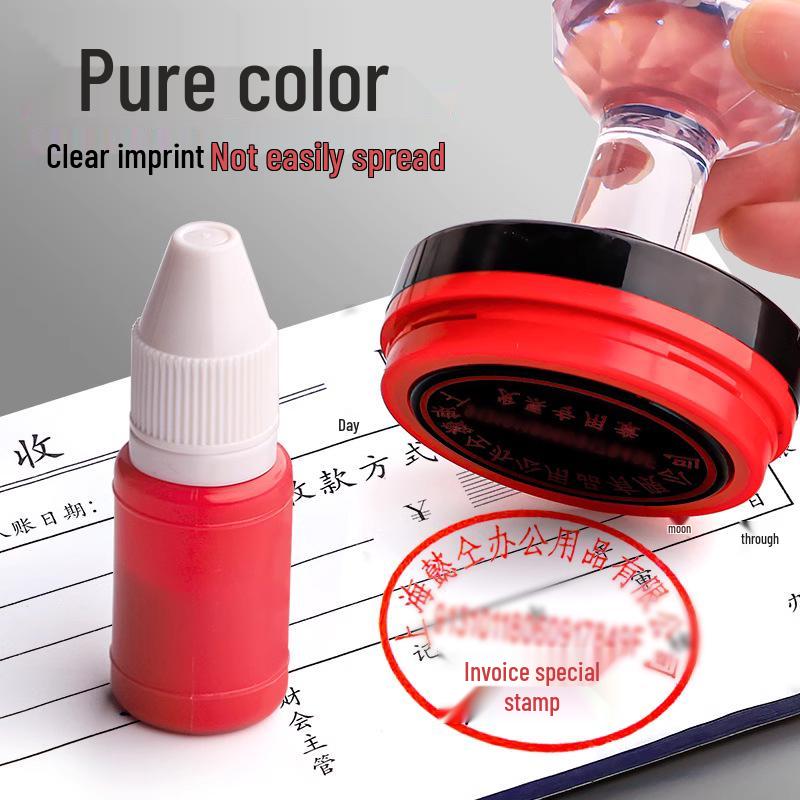 Quick-drying Photosensitive Red & Black Ink Refill for Stamping Pads
