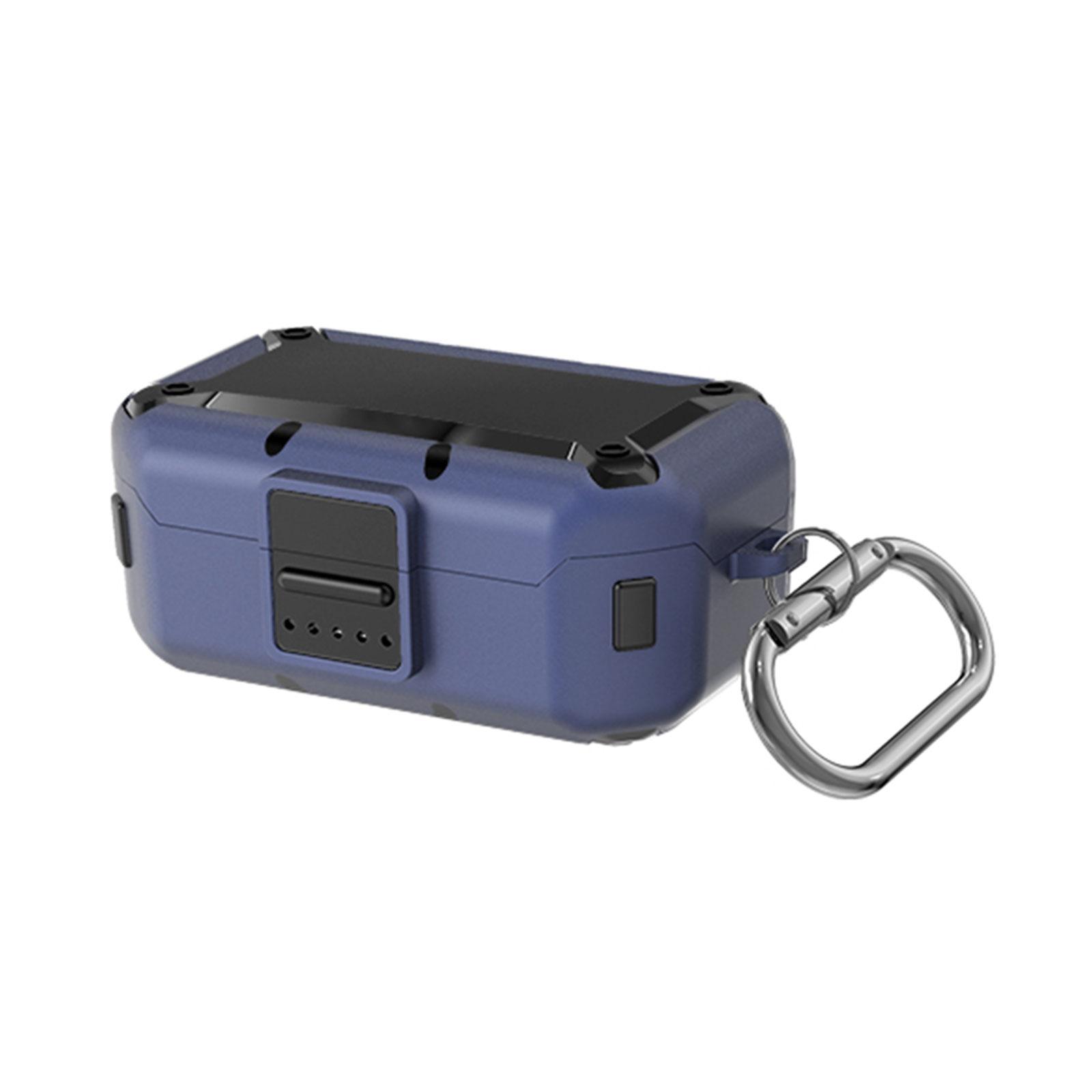 

Для тихого комфорта наушники-вкладыши ударопрочный беспроводной чехол для наушников ударопрочный корпус антипылевой моющийся силиконовый чехол синий