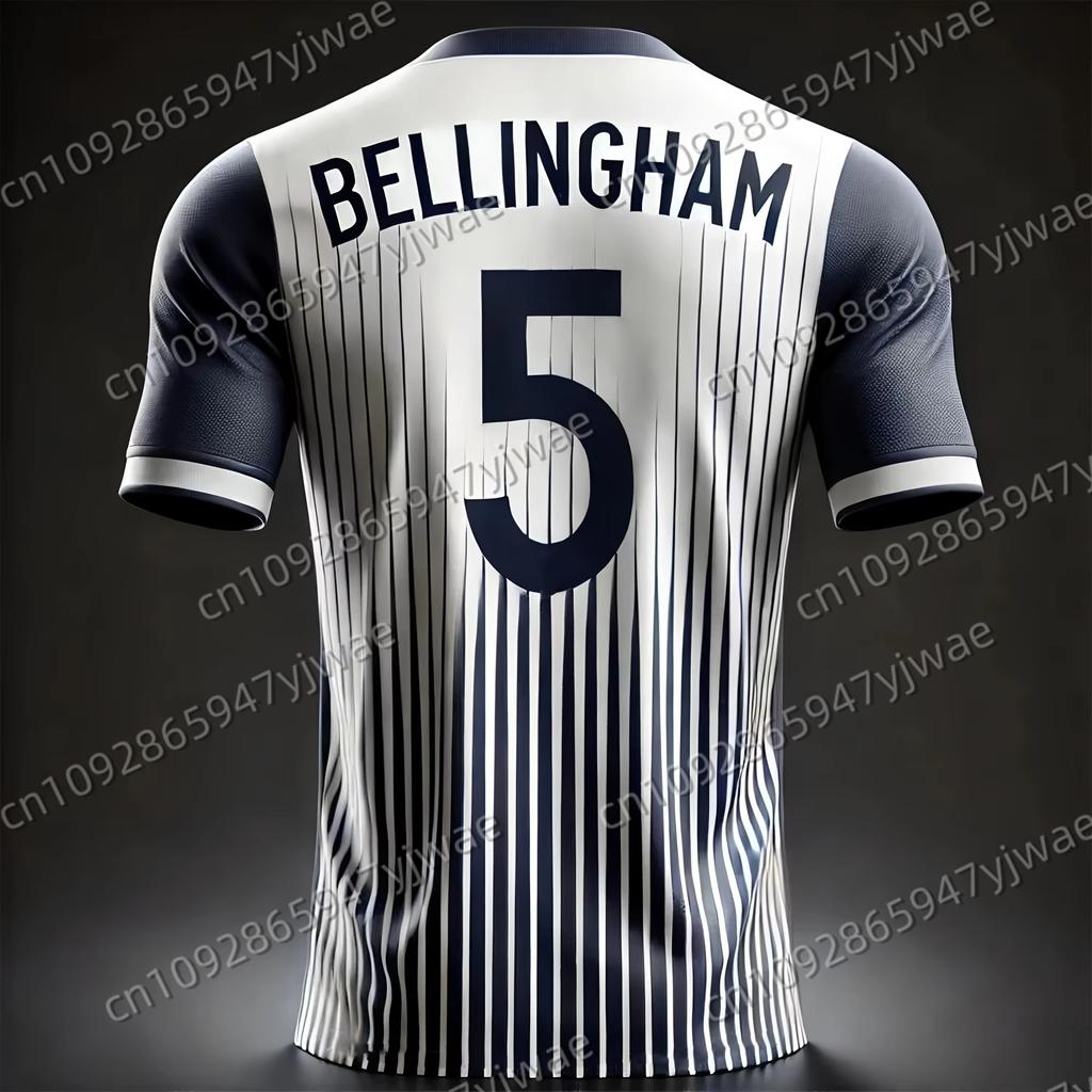 Letný Nový Futbalový Dres 3D Potlač Bellingham Chlapčenské Futbalové Tréningové Oblečenie Pánske Športové Priedušné Krátke Rukávy Vrchné Časti