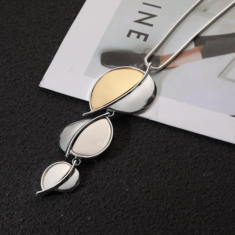 Новое колье Европейский и американский ретро длинный кулон в форме персика металлическая цепочка для женского свитера