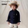 Teenie Weenie Kids Pure Linen Summer Casual Shirt